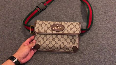 gucci supreme belt bag รีวิว